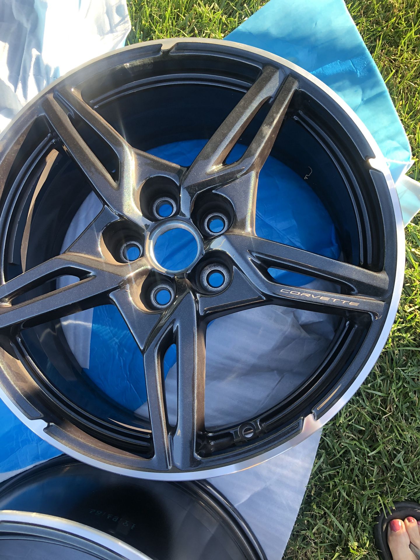 2020-2024 C8 Stingray Corvette Wheels 19” And 20” Ceramic Coated
