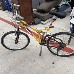 24''/26'' FULL SUSPENSION MOUNTAIN BIKE WITH DISC BRAKE SYSTEM