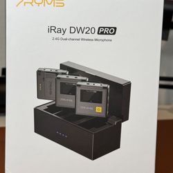 DW20 PRO Wireless Lavalier Microphone, Charging Casing, Noise Cancellation