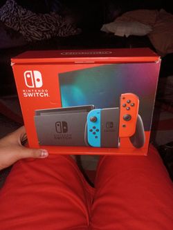 Brand New Nintendo Switch V2 (Neon Blue/Red) - Factory Sealed / Never Opened