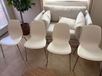 4 White Chairs