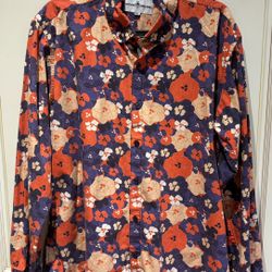 Madcap England Size XXL is 100% Cotton Red & Blue Floral