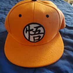 DragonBall Z Orange Flat Brim Hat DBZ