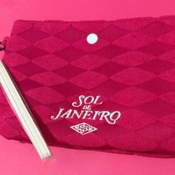 Sol De Janeiro Limited Edition Fuchsia Wristlet