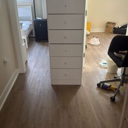 Six Drawer Dresser Wiped With Krystal Knobs