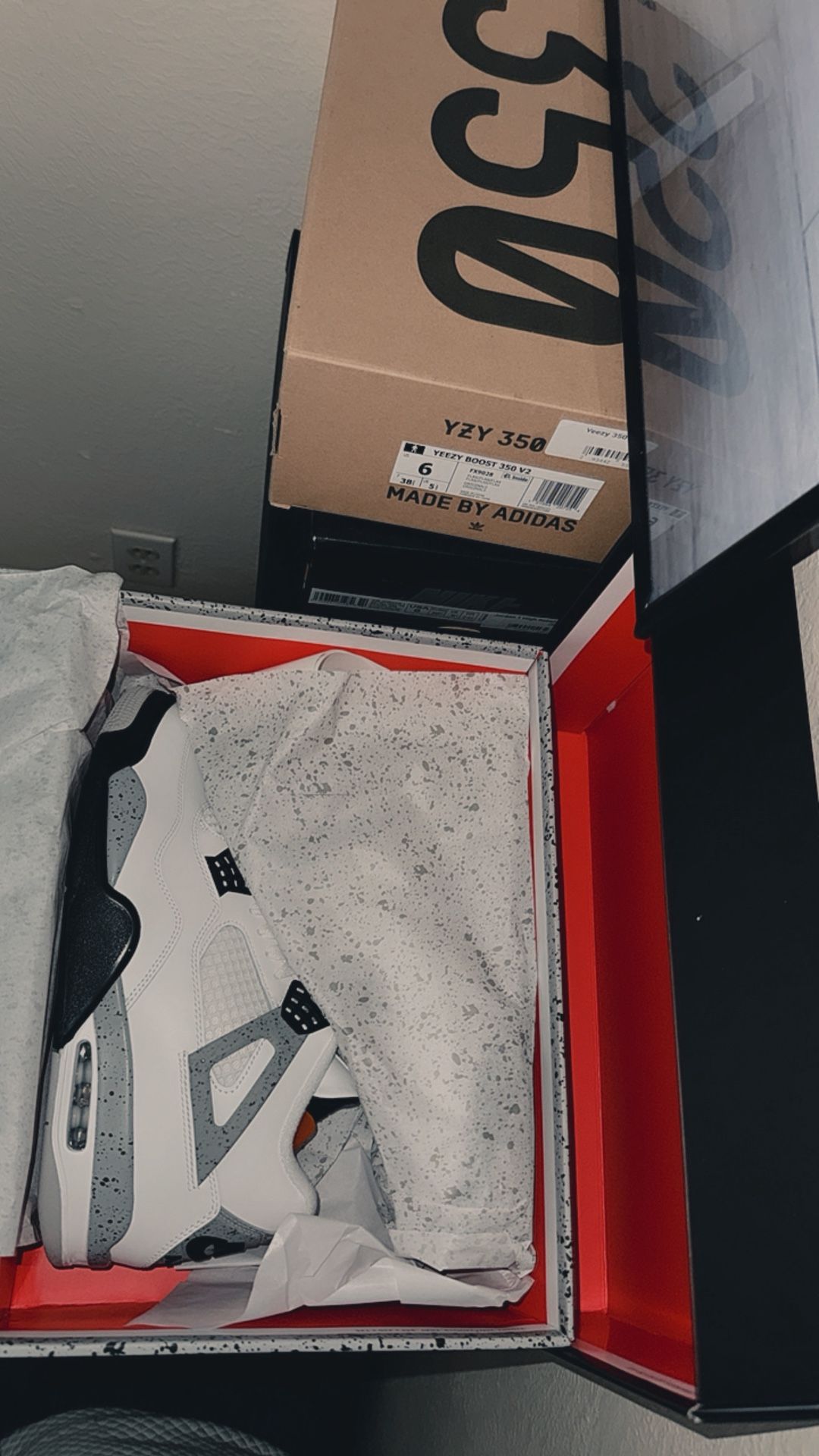 Jordan 4 Retro White Cement Size 10.5 Brand New