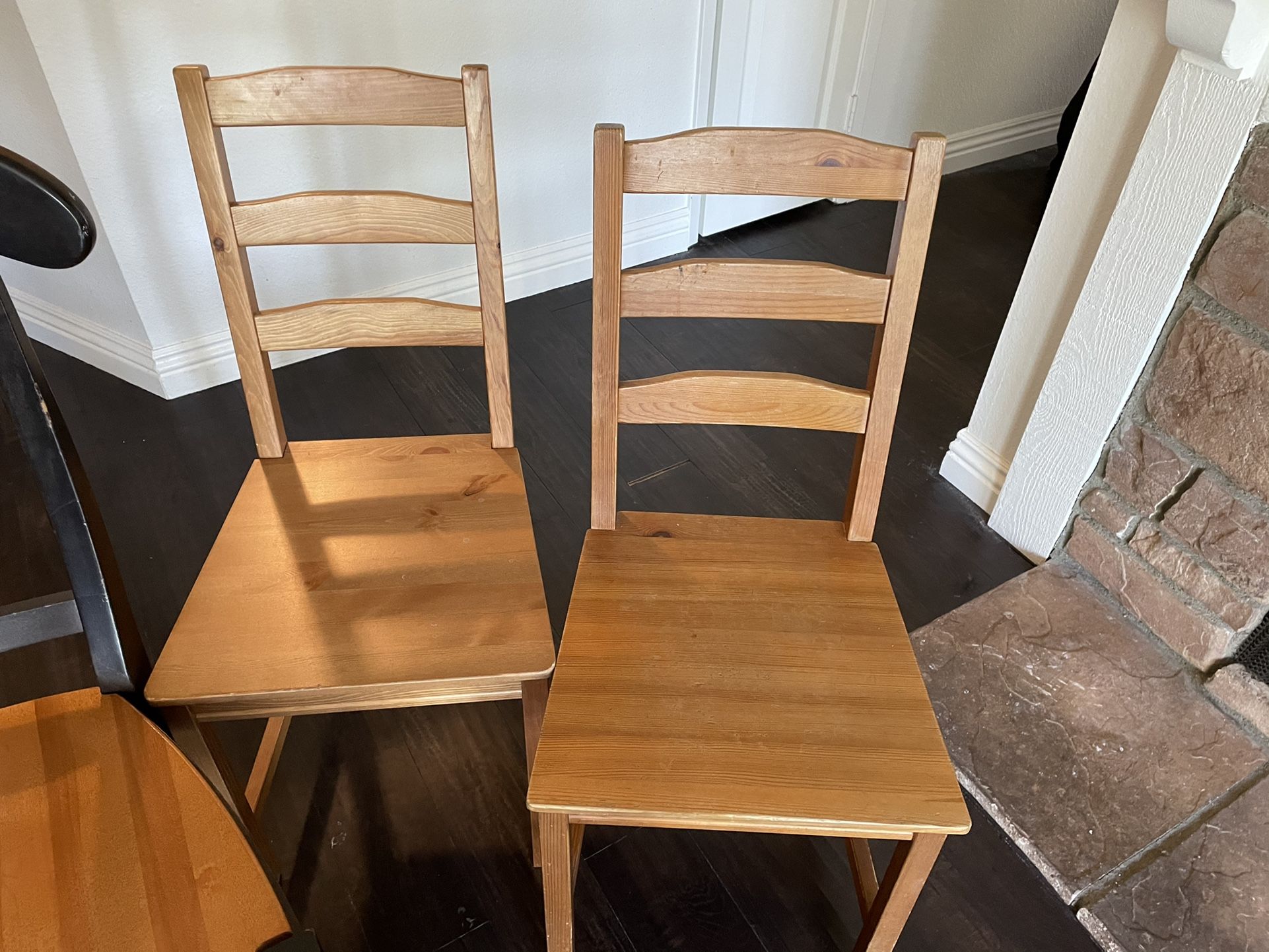 Wood Chair - Just The Middle One