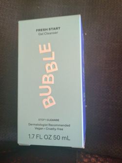 Bubbles face gel cleanser/ hydrating moisturizer
