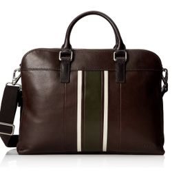 Fossil Leather Dark Brown Messenger Bag (MBG(contact info removed))