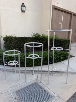 Metal Plant Stands / Pot Holders – $50