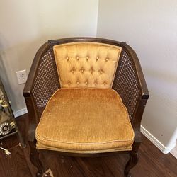 Vintage Mustard Yellow Chair 