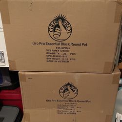 45 Gal Round pot — 25 Per Box (3 Total Boxes)