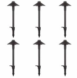 LED Outdoor Landscape Weather Resistant Path Light (6-Pack)