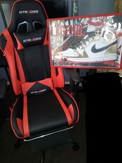 Gaming Chair and Glass/Jordan Picture