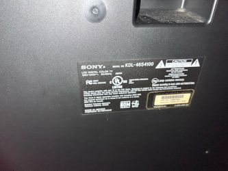 Sony 46-Inch LCD TV KDL-46S4100