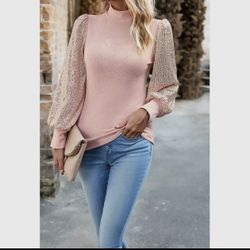 Pink Solid Color Top