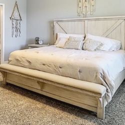 Brashland Bed Frame With Headboard-KING 