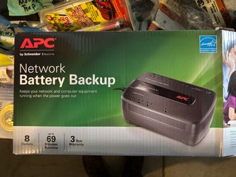 APC. Battery backup and surge protector