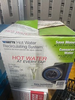 Watts Brand Hot Water Recirculating System