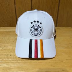 Adidas World Cup 2026 Team Germany Soccer Hat Cap One Size Adjustable White NEW