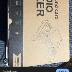 Never Used Audio Mixer