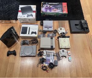 Video Games Console Lot Cib and Loose
