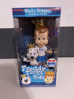 Freddy Funko with Proto Wacky Wobbler