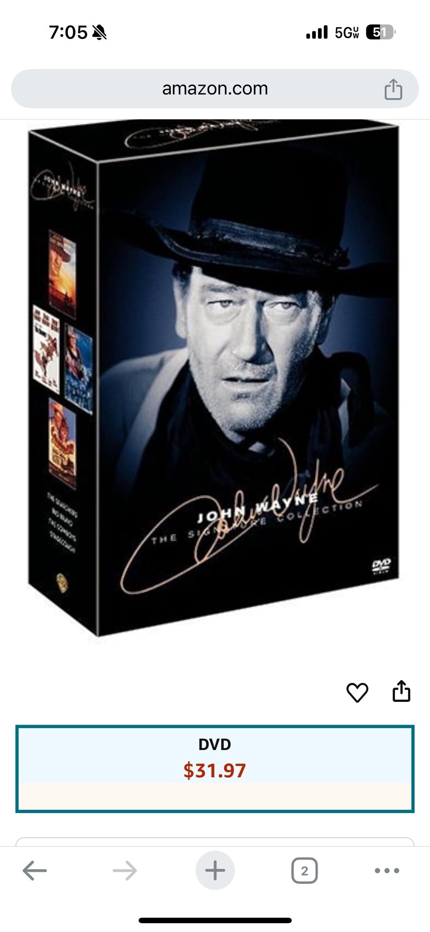 John Wayne Signature Collection DVD Set