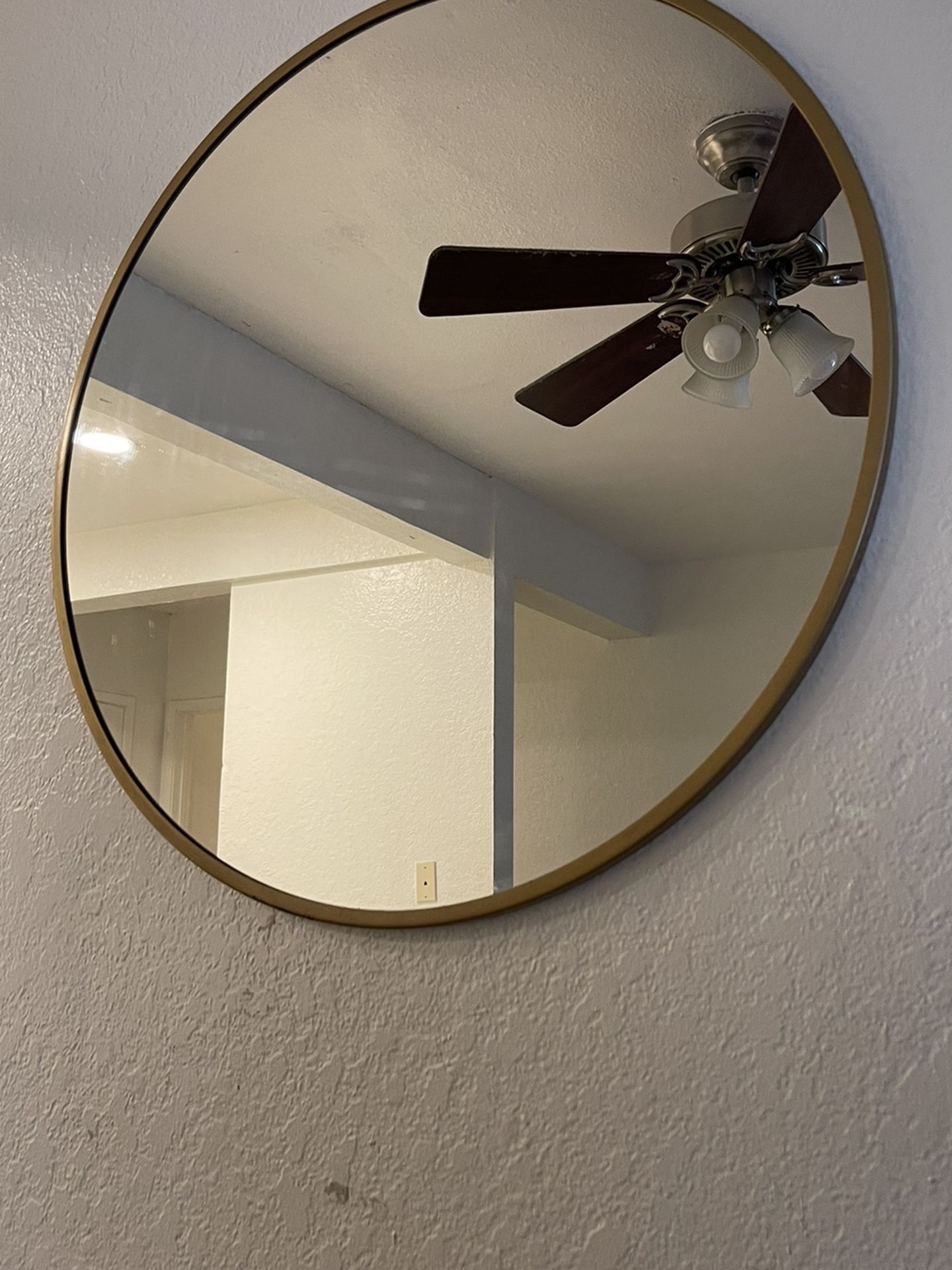 Round Gold Mirror Target