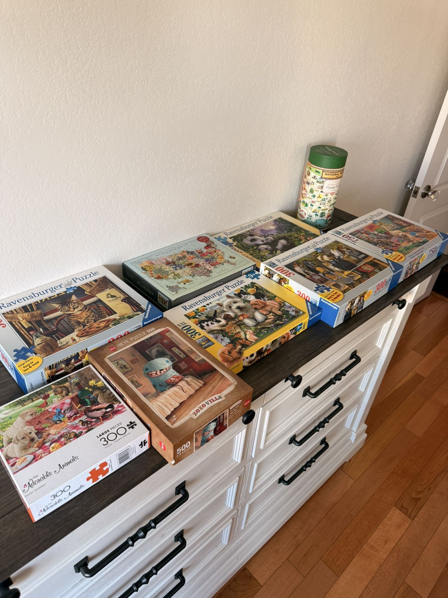 🧩 Puzzle Collection – 10 High Quality Puzzles (Ravensburger, Cavallini, Galison, Heye)