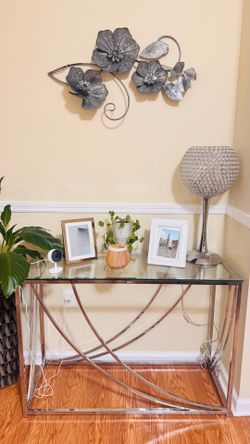 Glass Console Table