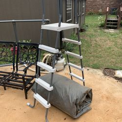 Intex Above Ground Pool Ladder And Above Ground Intex Pool Liner 15ft X 48in