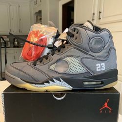 Jordan 5 off white muslin