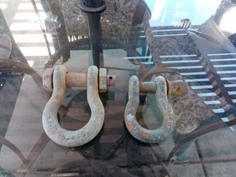 Crosby Forged 17 ton anchor shackles $40 for both