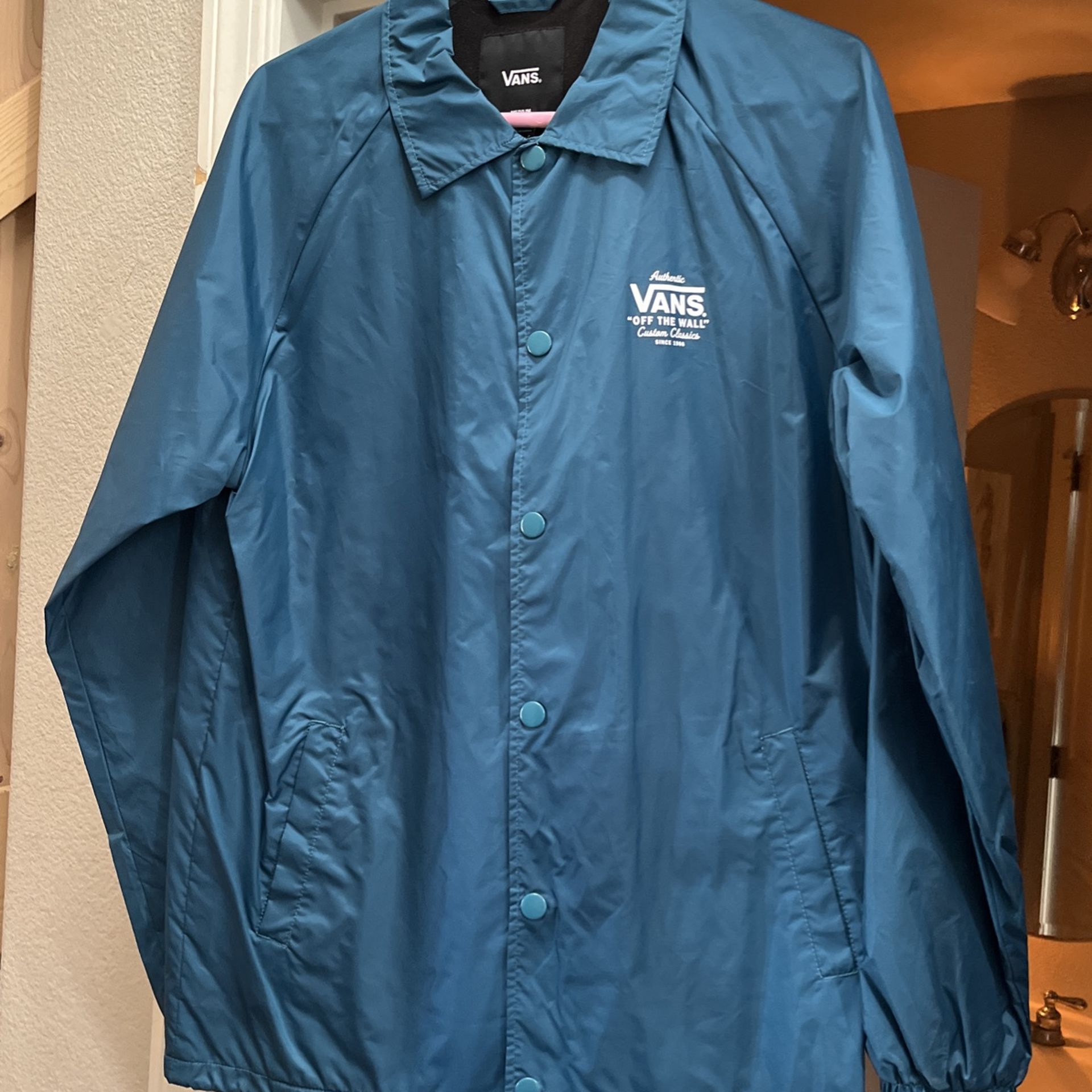 Teal Vans Windbreaker