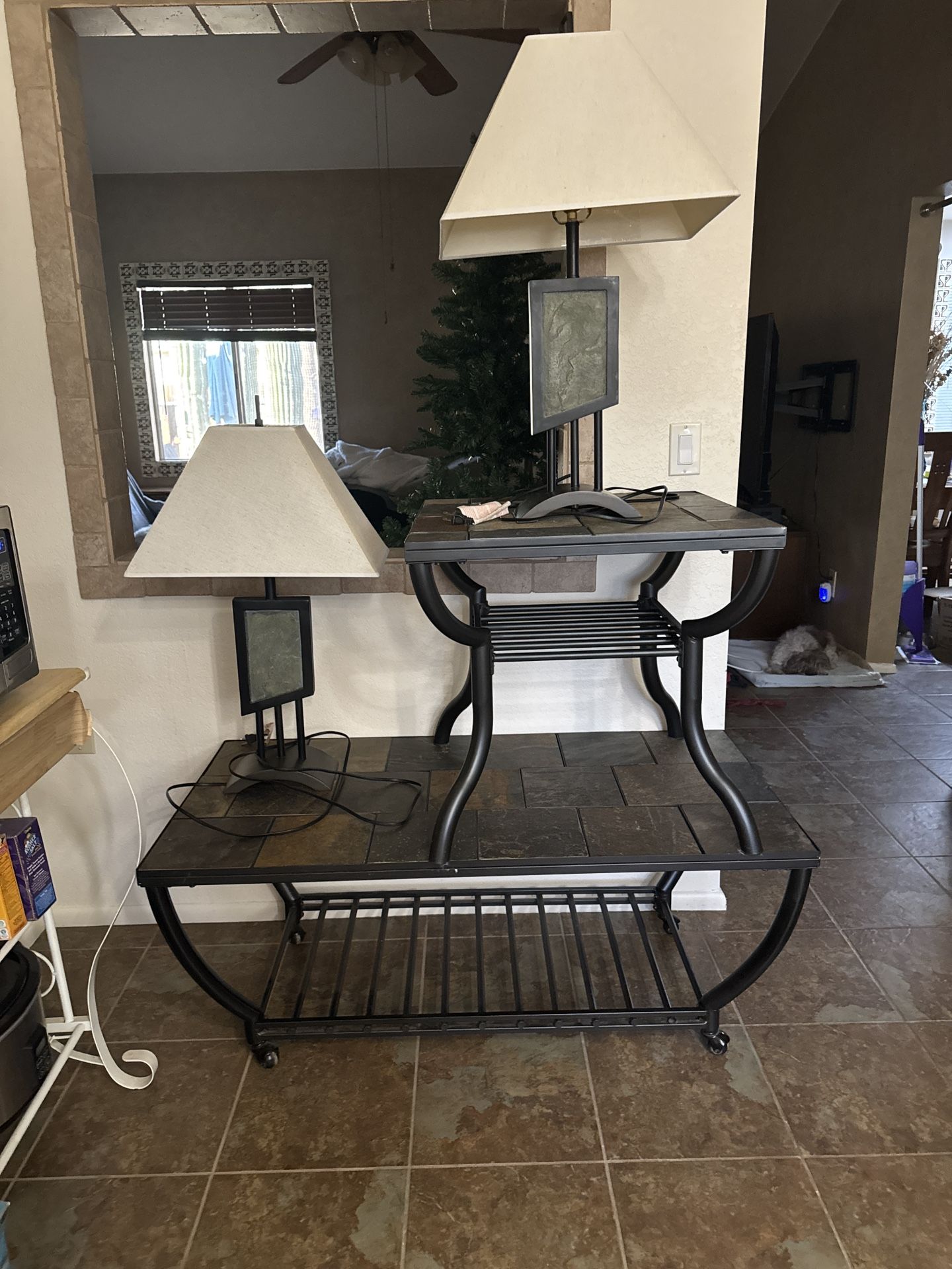 Living Room Set, Tables & Lamps