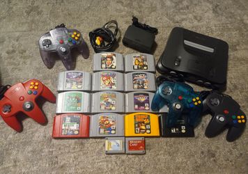 Nintendo 64 With Games