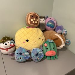 Squishmallows Lot Disney Stitch Peanuts Snoopy $7 For 1 / $12 For 2 / $20 For 4 / $40 For All 10 of Them