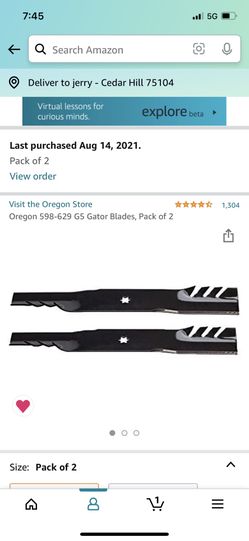 Gator Blades G5 596-629