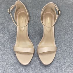 Aldo high heel sandals beige/nude US womens size 7.5