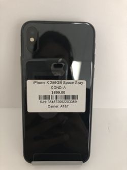 SPACE GRAY IPHONE X WITH 256GB! (AT&T,CRICKET,NET10,H2O,STARIGHT TALK,TracFone)