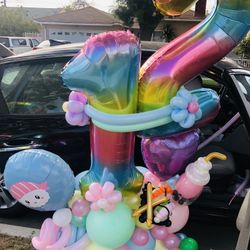 Kawaii Theme Balloon Bouquet