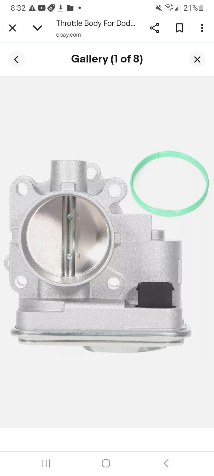 2008-2014 Dodge Avenger 2.4l Sxt DENSO Throttle Body