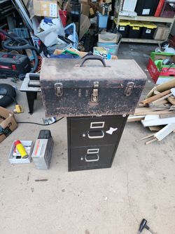 Large Super Heavy Duty Metal Tool Box