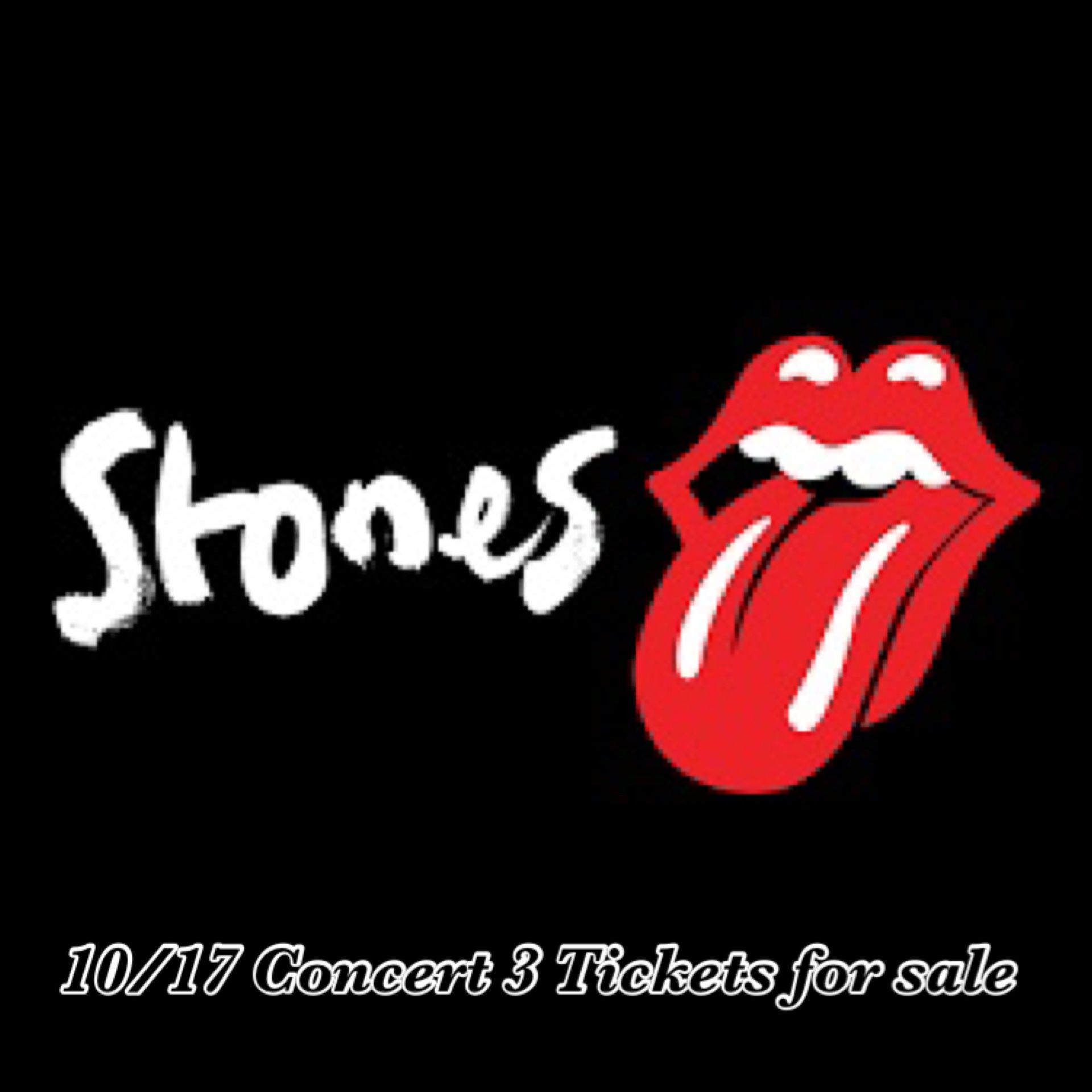 3 Rolling Stones tickets Section 347 for Sunday 10/17