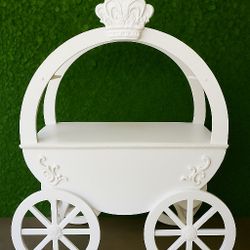 New Elegant  Wood  Candy Cart