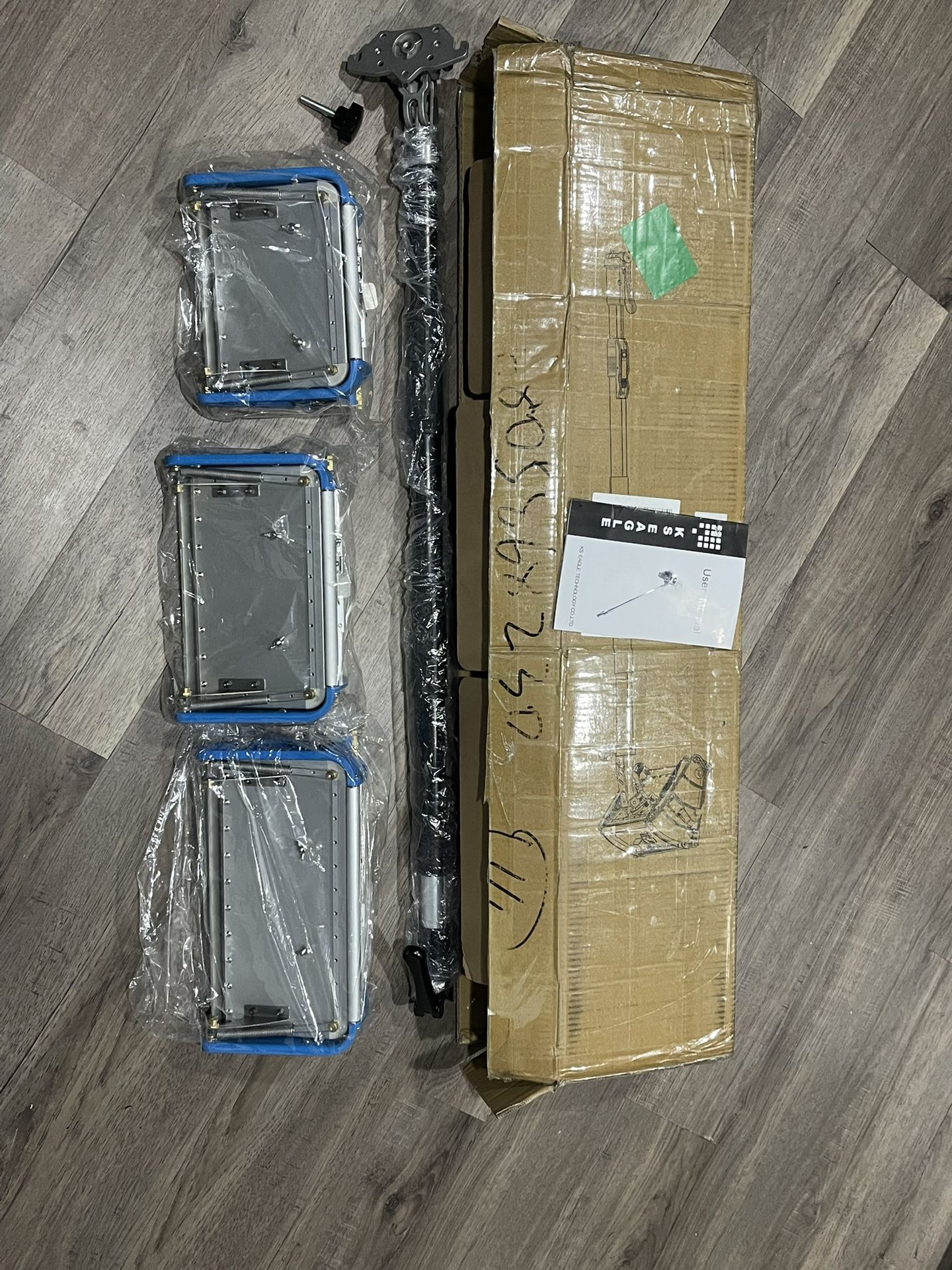 Flat Box 3 Set 8”/10”/12” Handle 42”-64”