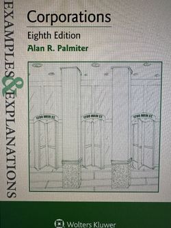 Law Book- Corporations Examples & Explanations 8th Edition