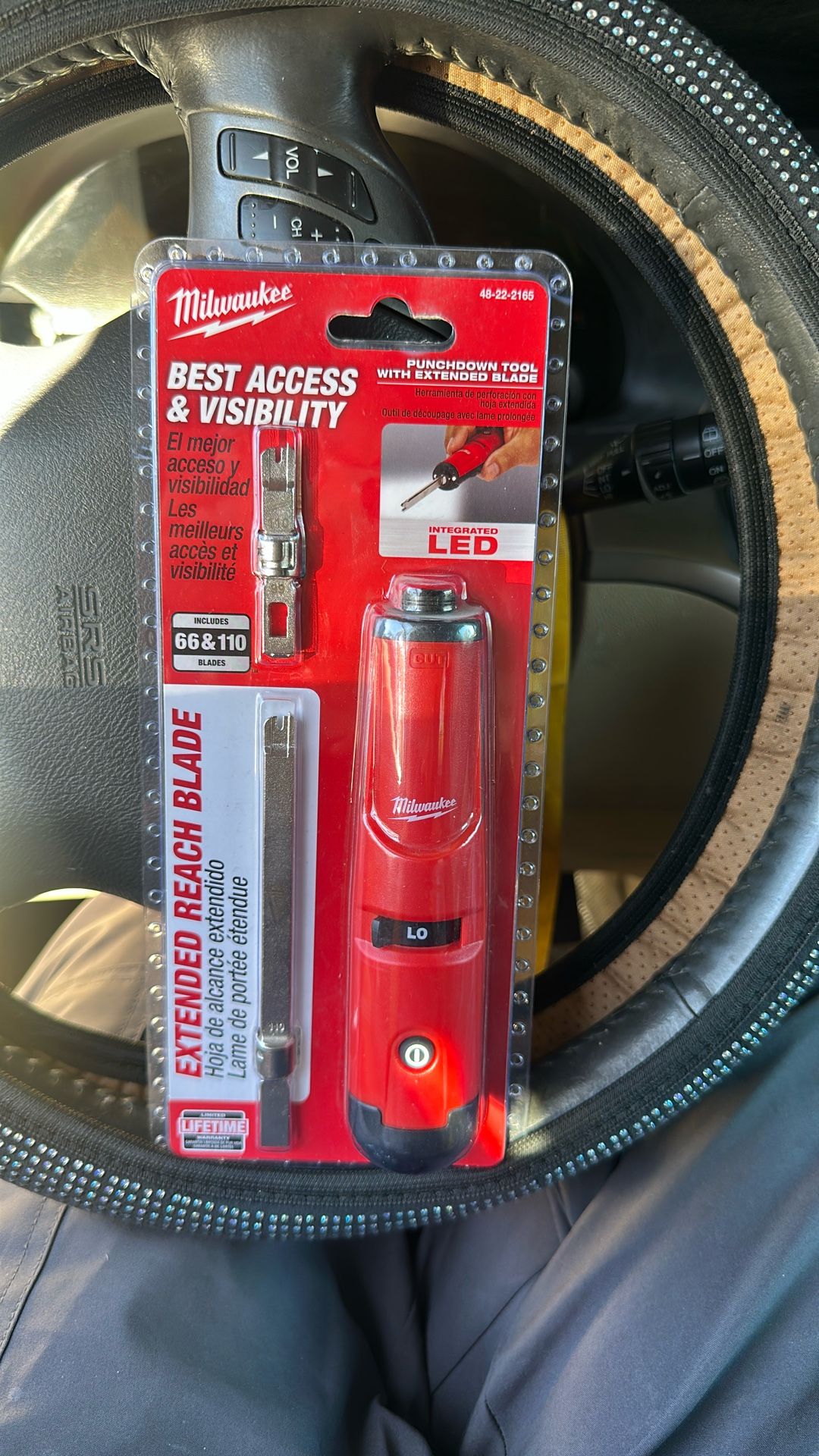 Punch down Tool With Extended Blade