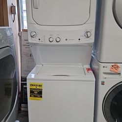 GE 27” Electric Stackable-Washer And Dryer 
